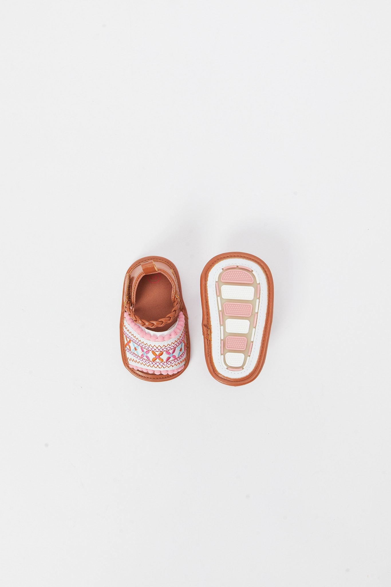 Redtag-Brown-Parm-Shoe-(Repeat)-Category:Shoes,-Colour:Brown,-Deals:New-In,-Filter:Baby-Footwear-(0-to-18-Mths),-N/A,-NBF-Shoes,-New-In-NBF-FOO,-Non-Sale,-S23B,-Section:Boys-(0-to-14Yrs)-Baby-0 to 18 Months