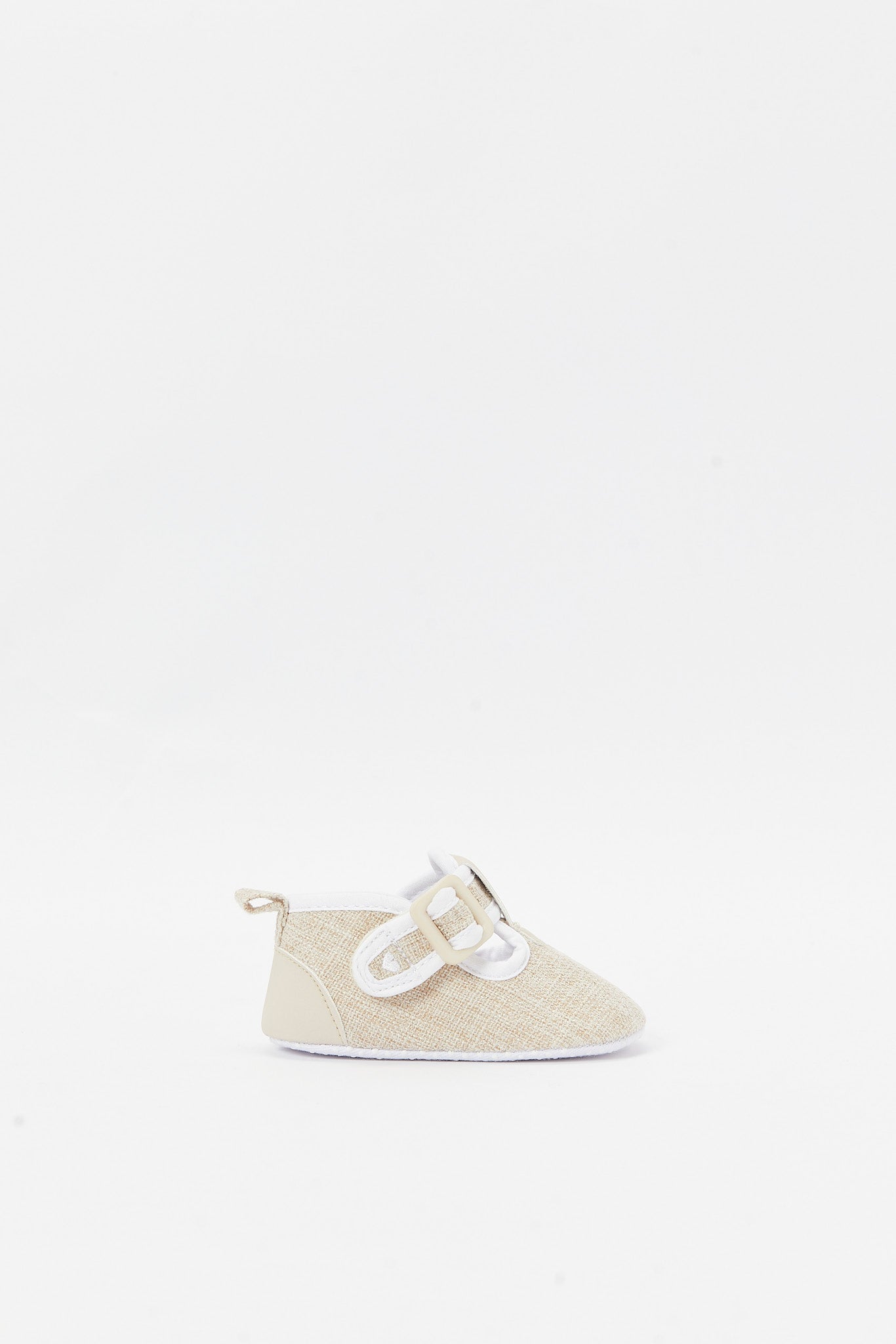 Redtag-Beige-Parm-Shoe-Category:Shoes,-Colour:Beige,-Deals:New-In,-Filter:Baby-Footwear-(0-to-18-Mths),-N/A,-NBF-Shoes,-New-In-NBF-FOO,-Non-Sale,-S23B,-Section:Boys-(0-to-14Yrs)-Baby-0 to 18 Months