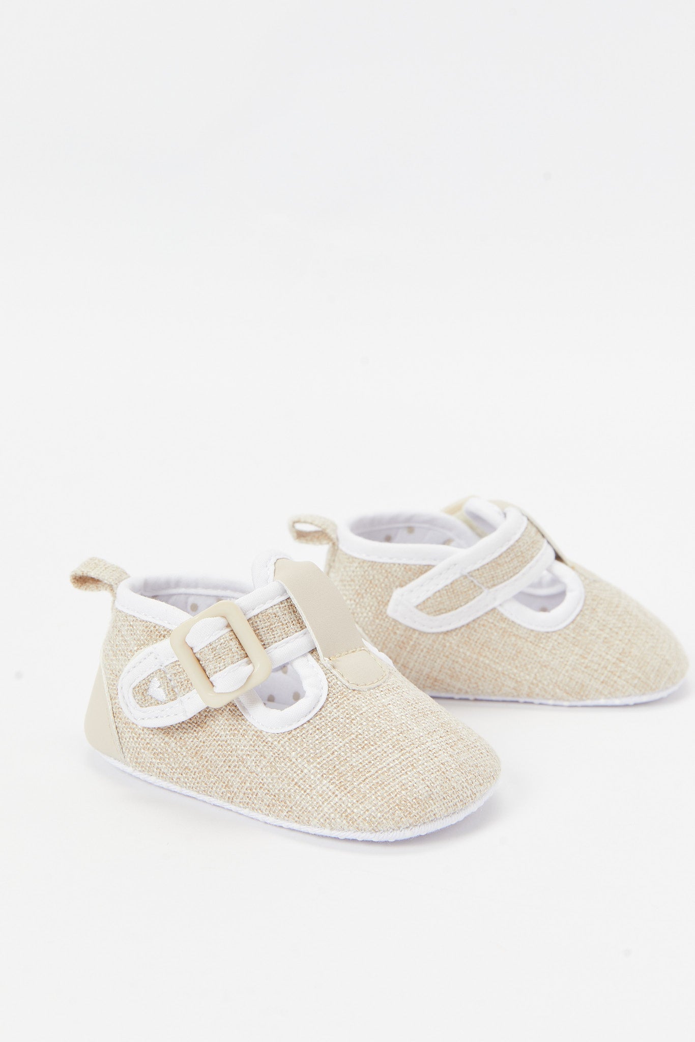 Redtag-Beige-Parm-Shoe-Category:Shoes,-Colour:Beige,-Deals:New-In,-Filter:Baby-Footwear-(0-to-18-Mths),-N/A,-NBF-Shoes,-New-In-NBF-FOO,-Non-Sale,-S23B,-Section:Boys-(0-to-14Yrs)-Baby-0 to 18 Months