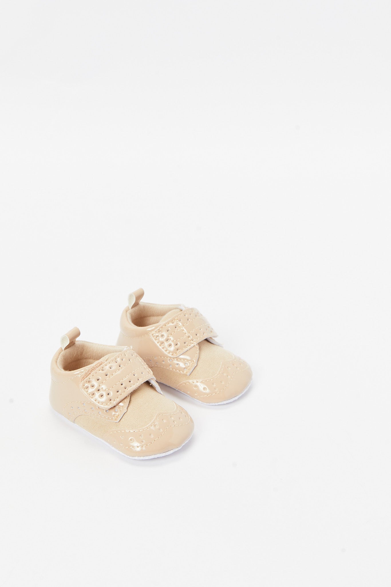 Redtag-Beige-Parm-Shoe-Category:Shoes,-Colour:Beige,-Deals:New-In,-Filter:Baby-Footwear-(0-to-18-Mths),-N/A,-NBF-Shoes,-New-In-NBF-FOO,-Non-Sale,-S23B,-Section:Boys-(0-to-14Yrs)-Baby-0 to 18 Months