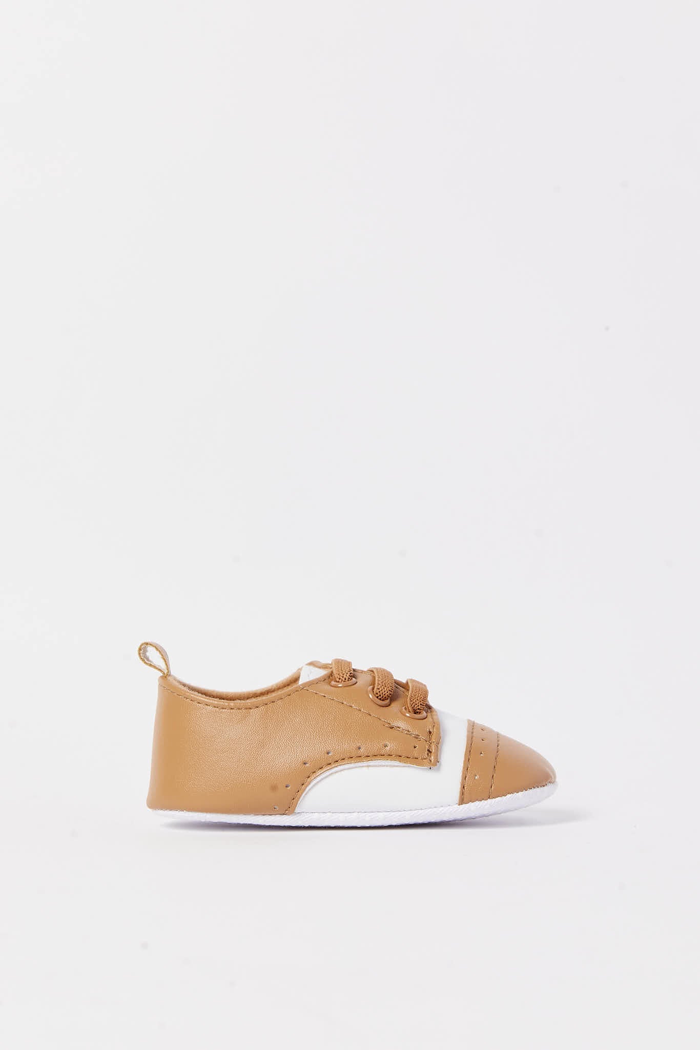 Redtag-Beige-Pram-Shoe-Category:Shoes,-Colour:Beige,-Deals:New-In,-Filter:Baby-Footwear-(0-to-18-Mths),-N/A,-NBF-Shoes,-New-In-NBF-FOO,-Non-Sale,-S23A,-Section:Boys-(0-to-14Yrs)-Baby-0 to 18 Months