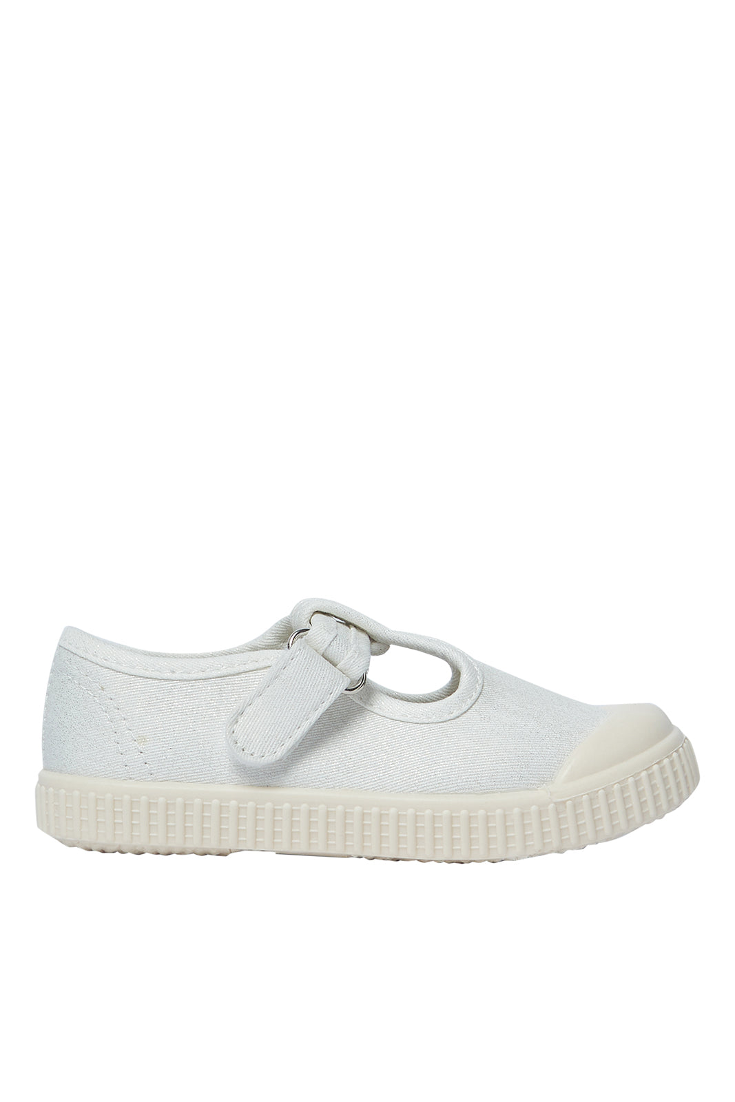 Redtag-White-Strap-Sneaker-Category:Trainers,-Colour:White,-Deals:New-In,-Filter:Girls-Footwear-(3-to-5-Yrs),-GIR-Trainers,-N/A,-New-In-GIR-FOO,-Non-Sale,-S23A,-Section:Girls-(0-to-14Yrs)-Girls-3 to 5 Years