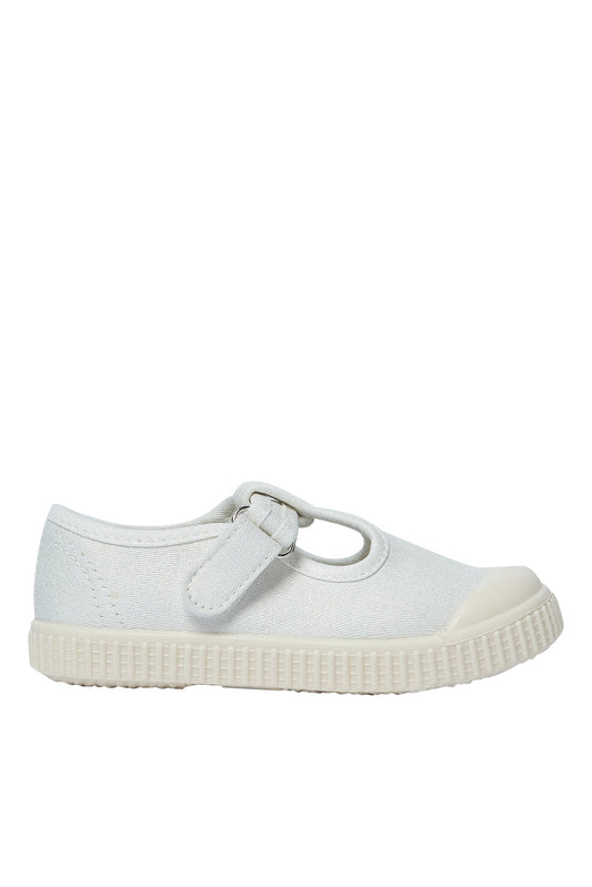 Redtag-White-Strap-Sneaker-Category:Trainers,-Colour:White,-Deals:New-In,-Filter:Girls-Footwear-(3-to-5-Yrs),-GIR-Trainers,-N/A,-New-In-GIR-FOO,-Non-Sale,-S23A,-Section:Girls-(0-to-14Yrs)-Girls-3 to 5 Years