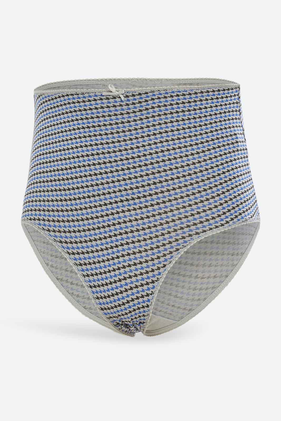 Redtag-Women-Assorted-Print/Plain-Hileg-Briefs-(5-Pack)-365,-Category:Briefs,-Colour:Assorted,-Deals:New-In,-Dept:Ladieswear,-Filter:Women's-Clothing,-New-In-Women-APL,-Non-Sale,-Section:Women,-Women-Briefs--