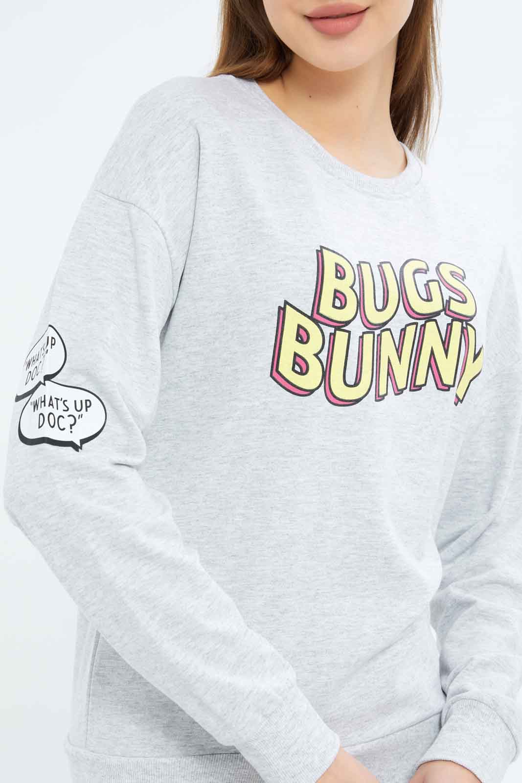 Redtag-Women-Blue-Bugs-Bunny-Printed-Sweatshirt-Category:Sweatshirts,-Colour:Blue,-Deals:New-In,-Dept:Ladieswear,-Filter:Women's-Clothing,-New-In-Women-APL,-Non-Sale,-S23A,-Section:Women,-TBL,-Women-Sweatshirts-Women's-