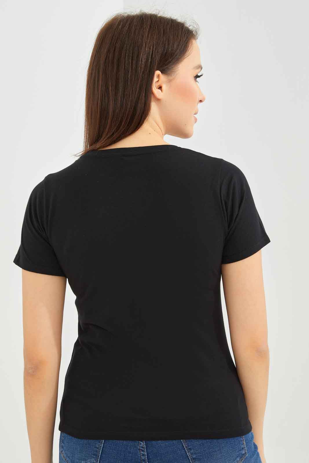 Redtag-Women-Black-Mickey-Mouse-Printed-T-Shirt-Category:T-Shirts,-CHA,-Colour:Black,-Deals:New-In,-Dept:Ladieswear,-Filter:Women's-Clothing,-New-In-Women-APL,-Non-Sale,-S23A,-Section:Women,-TBL,-Women-T-Shirts-Women's-
