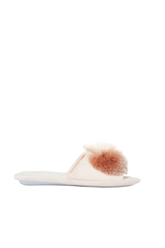 Women Pink Pom Pom Slipper