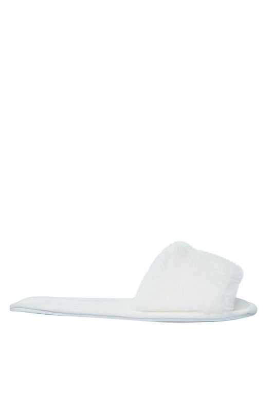 Redtag-White-Classic-Slipper-Category:Slippers,-Colour:White,-Deals:New-In,-Filter:Women's-Footwear,-N/A,-New-In-Women-FOO,-Non-Sale,-S23A,-Section:Women,-Women-Slippers-Women's-
