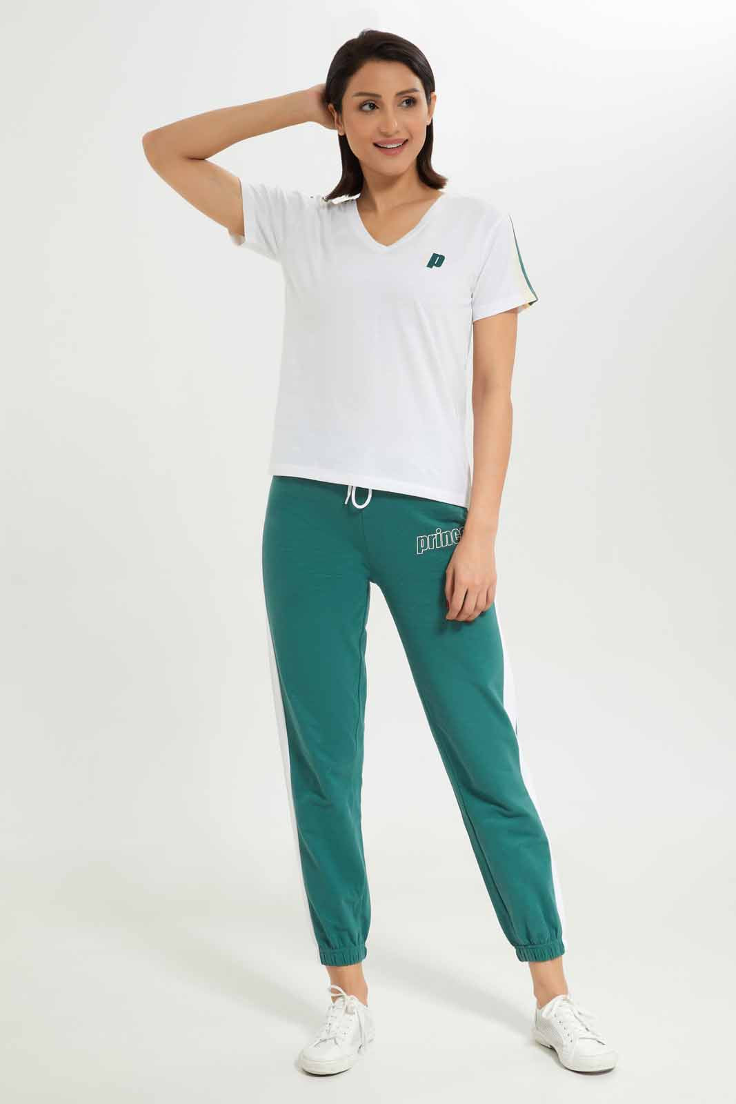 Redtag-Women-White-Vneck-Placement-Print-Sweatshirt-Category:T-Shirts,-Colour:White,-Deals:New-In,-Dept:Ladieswear,-FF,-Filter:Women's-Clothing,-New-In-Women-APL,-Non-Sale,-S23A,-Section:Women,-Women-T-Shirts-Women's-