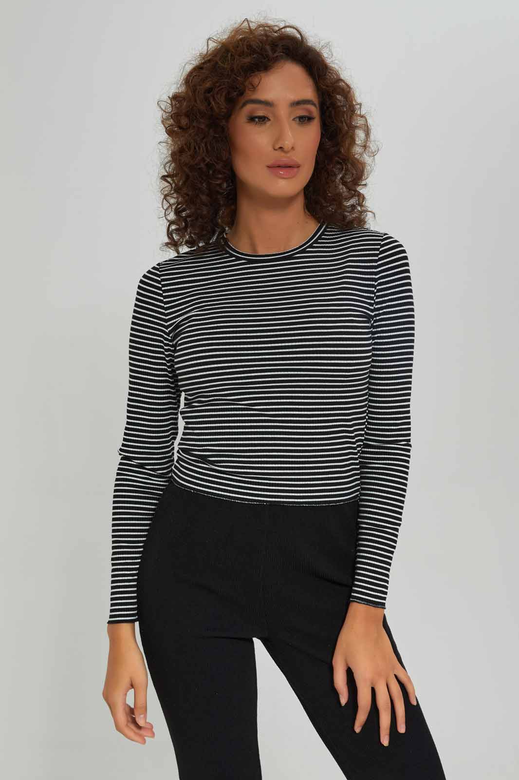 Redtag-Women-Printed-Long-Sleeves-Crew-Neck-Tshirt-Category:T-Shirts,-Colour:Assorted,-Deals:New-In,-Dept:Ladieswear,-Filter:Women's-Clothing,-New-In-Women-APL,-Non-Sale,-S23A,-Section:Women,-TBL,-Women-T-Shirts-Women's-