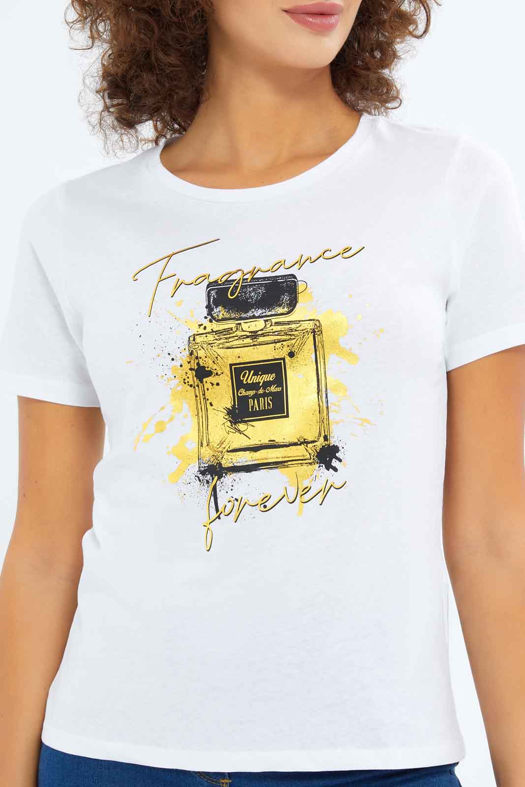 Redtag-Women-White-Photographic-Print-T-Shirt-Category:T-Shirts,-Colour:White,-Deals:New-In,-Dept:Ladieswear,-Filter:Women's-Clothing,-New-In-Women-APL,-Non-Sale,-S23A,-Section:Women,-TBL,-Women-T-Shirts-Women's-