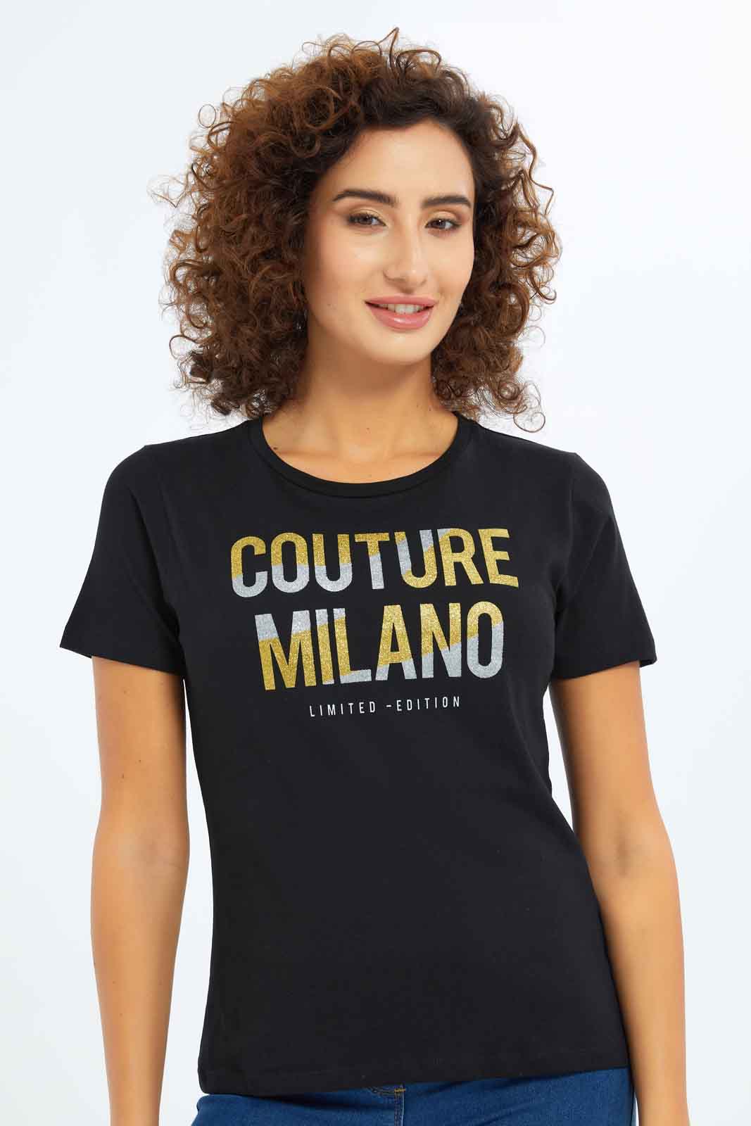 Redtag-Women-Black-Photographic-Print-T-Shirt-Category:T-Shirts,-Colour:Black,-Deals:New-In,-Dept:Ladieswear,-Filter:Women's-Clothing,-New-In-Women-APL,-Non-Sale,-S23A,-Section:Women,-TBL,-Women-T-Shirts-Women's-