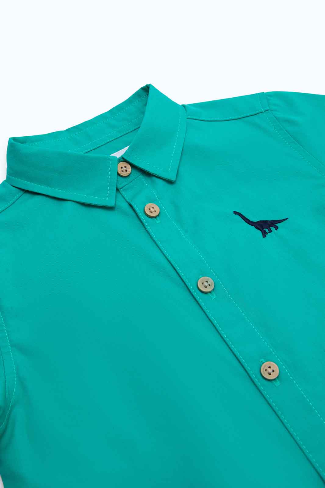 Redtag-Boys-Green-Plain-Ls-Shirt-Category:Shirts,-Colour:Green,-Deals:2-FOR-69,-Deals:New-In,-Dept:Boys,-Filter:Infant-Boys-(3-to-24-Mths),-INB-Shirts,-MQN,-New-In-INB-APL,-Non-Sale,-S23B,-Section:Boys-(0-to-14Yrs)-Infant-Boys-3 to 24 Months