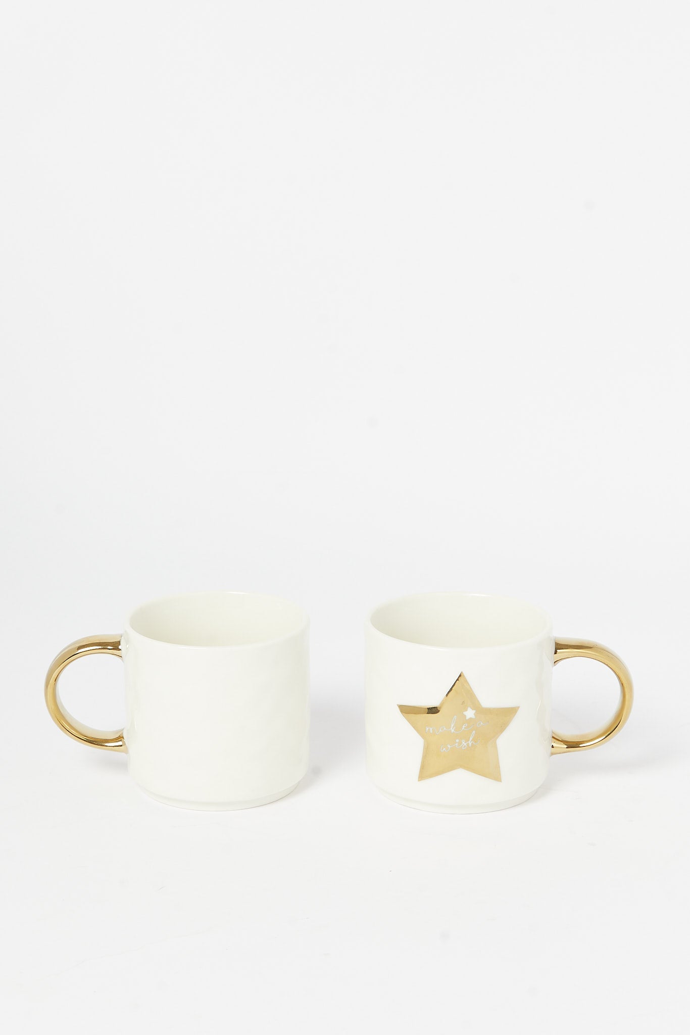Redtag-White-Embossed-Stackable-Star-Mug-(2-Piece)-Category:Cups-&-Mugs,-Colour:White,-Deals:New-In,-Dept:Home,-Filter:Home-Dining,-H1:HMW,-H2:DIN,-H3:CRC,-H4:CCS,-HMW-DIN-Crockery,-New-In-HMW-DIN,-Non-Sale,-S23A,-Season:S23A,-Section:Homewares-Home-Dining-