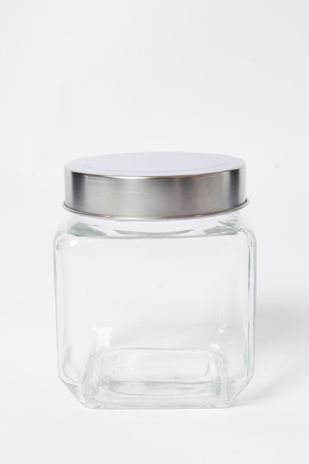 Redtag-Clear-Glass-Storage-Jar-Set-(7Peice)-Category:Canisters-And-Jars,-Colour:White,-Deals:New-In,-Dept:Home,-Filter:Home-Dining,-HMW-DIN-Storage,-New-In-HMW-DIN,-Non-Sale,-S23A,-Section:Homewares-Home-Dining-