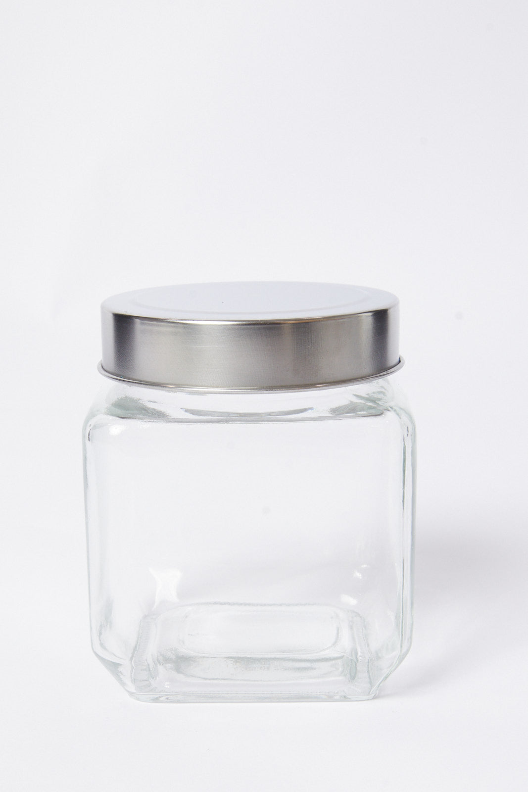 Redtag-Clear-Glass-Storage-Jar-Set-(9Peice)-Category:Canisters-And-Jars,-Colour:White,-Deals:New-In,-Dept:Home,-Filter:Home-Dining,-HMW-DIN-Storage,-New-In-HMW-DIN,-Non-Sale,-S23A,-Section:Homewares-Home-Dining-