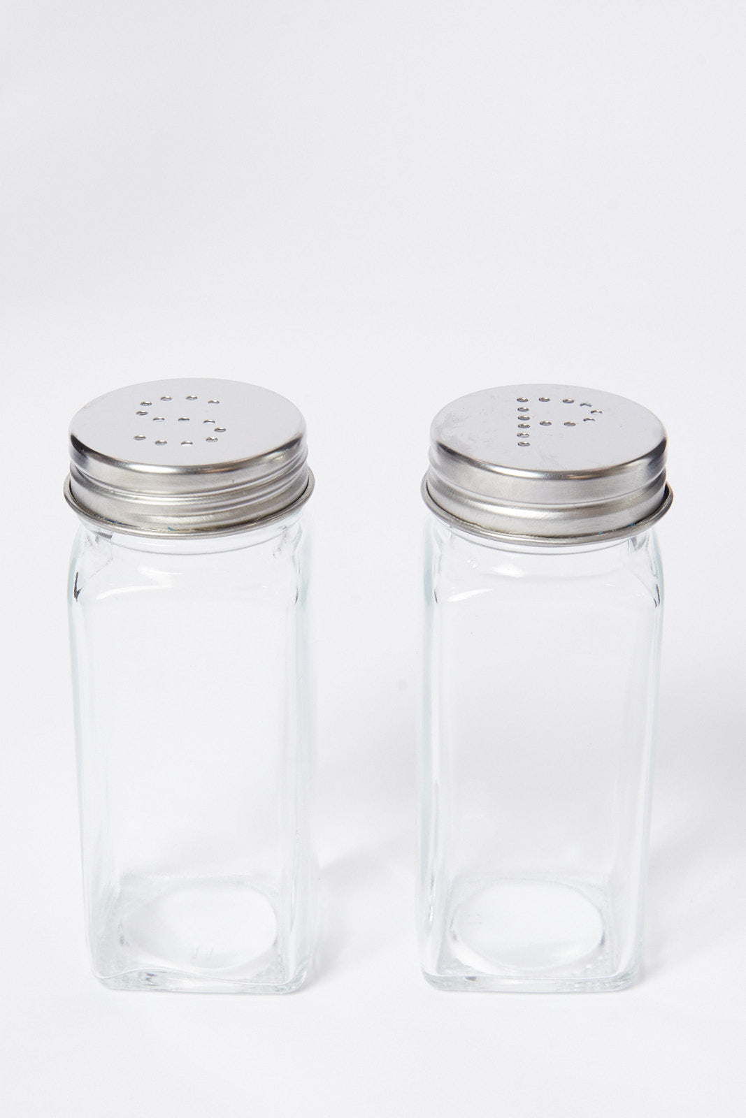 Redtag-Clear-Glass-Oil-And-Pepper-Jar-Set-(5Peice)-Category:Canisters-And-Jars,-Colour:White,-Deals:New-In,-Dept:Home,-Filter:Home-Dining,-HMW-DIN-Storage,-New-In-HMW-DIN,-Non-Sale,-S23A,-Section:Homewares-Home-Dining-