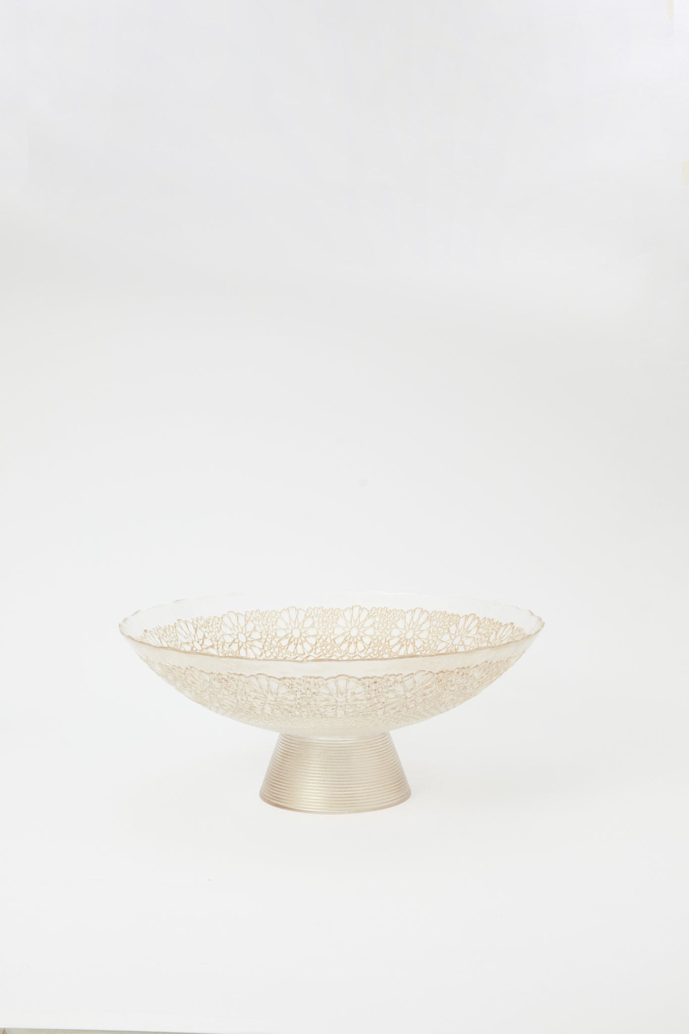 Redtag-Gold-Geomatric-Glass-Pedestal-Bowl-Category:Bowls,-Colour:Gold,-Deals:New-In,-Dept:Home,-Filter:Home-Dining,-H1:HMW,-H2:DIN,-H3:CRC,-H4:CSN,-HMW-DIN-Crockery,-New-In-HMW-DIN,-Non-Sale,-Promo:JULIETTE,-RMD,-S23B,-Season:S23B,-Section:Homewares,-Style:GOLDBAND-Home-Dining-