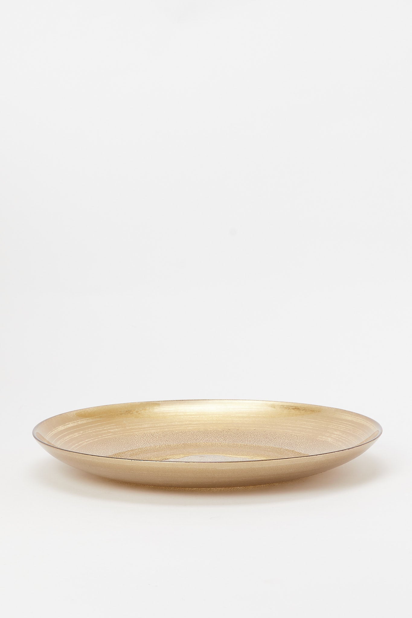 Redtag-Gold-Glass-Charger-Plate-Category:Plates,-Colour:Gold,-Deals:New-In,-Dept:Home,-Filter:Home-Dining,-H1:HMW,-H2:DIN,-H3:CRC,-H4:CSN,-HMW-DIN-Crockery,-New-In-HMW-DIN,-Non-Sale,-Promo:RIVA,-S23B,-Season:S23B,-Section:Homewares,-Style:GOLDBAND-Home-Dining-
