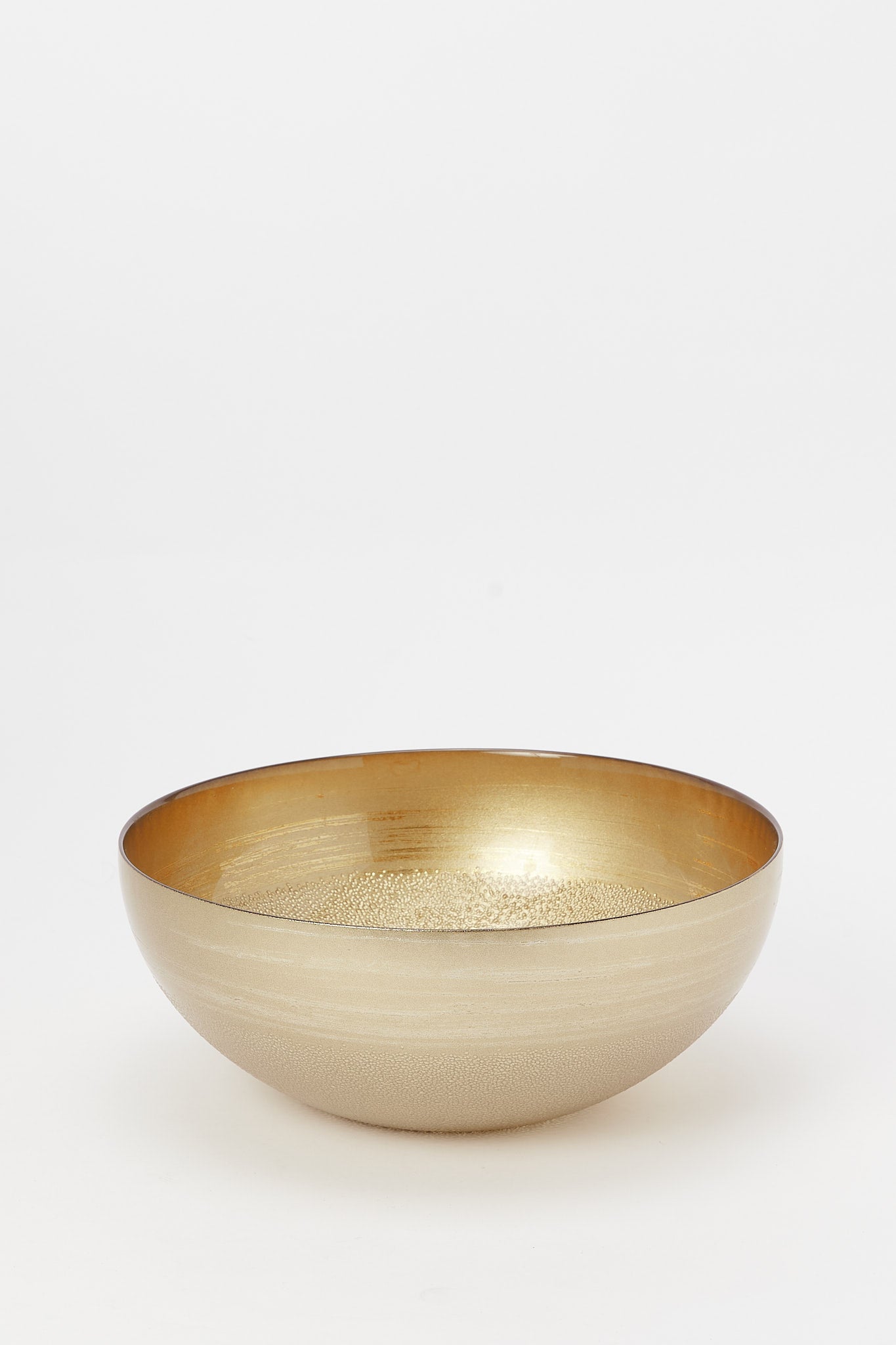 Redtag-Gold-Glass-Salad-Bowl-Category:Bowls,-Colour:Gold,-Deals:New-In,-Dept:Home,-Filter:Home-Dining,-H1:HMW,-H2:DIN,-H3:CRC,-H4:CSN,-HMW-DIN-Crockery,-New-In-HMW-DIN,-Non-Sale,-Promo:RIVA,-S23B,-Season:S23B,-Section:Homewares,-Style:GOLDBAND-Home-Dining-