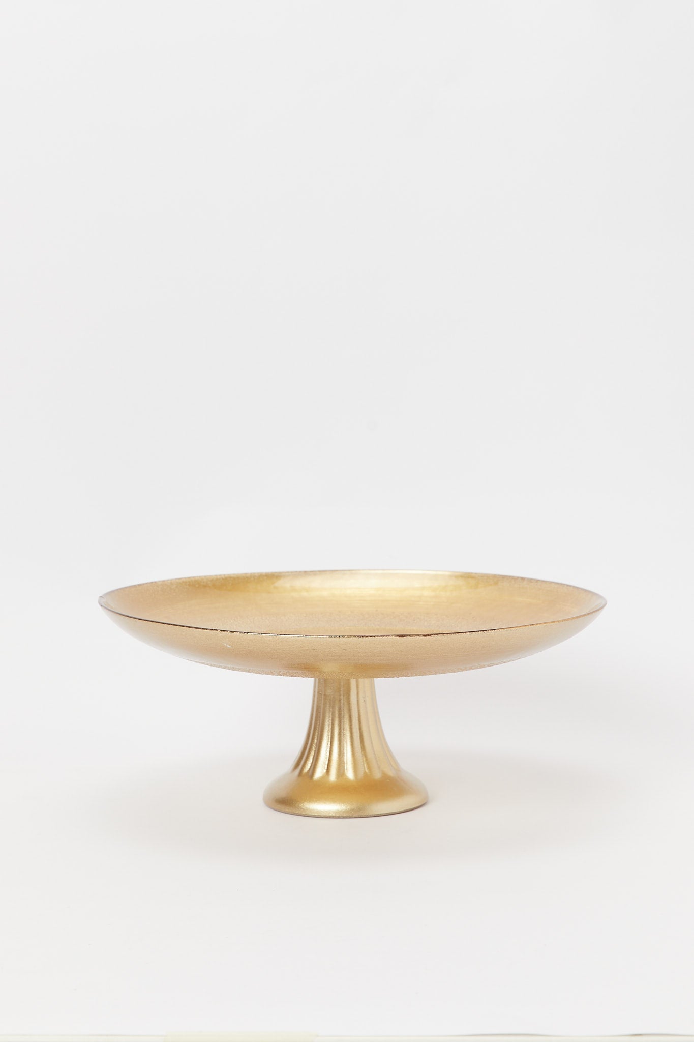 Redtag-Gold-Glass-Cake-Stand-Category:Bakeware,-Colour:Gold,-Deals:New-In,-Dept:Home,-Filter:Home-Dining,-H1:HMW,-H2:DIN,-H3:CRC,-H4:CSN,-HMW-DIN-Crockery,-New-In-HMW-DIN,-Non-Sale,-Promo:RIVA,-S23B,-Season:S23B,-Section:Homewares,-Style:GOLDBAND-Home-Dining-