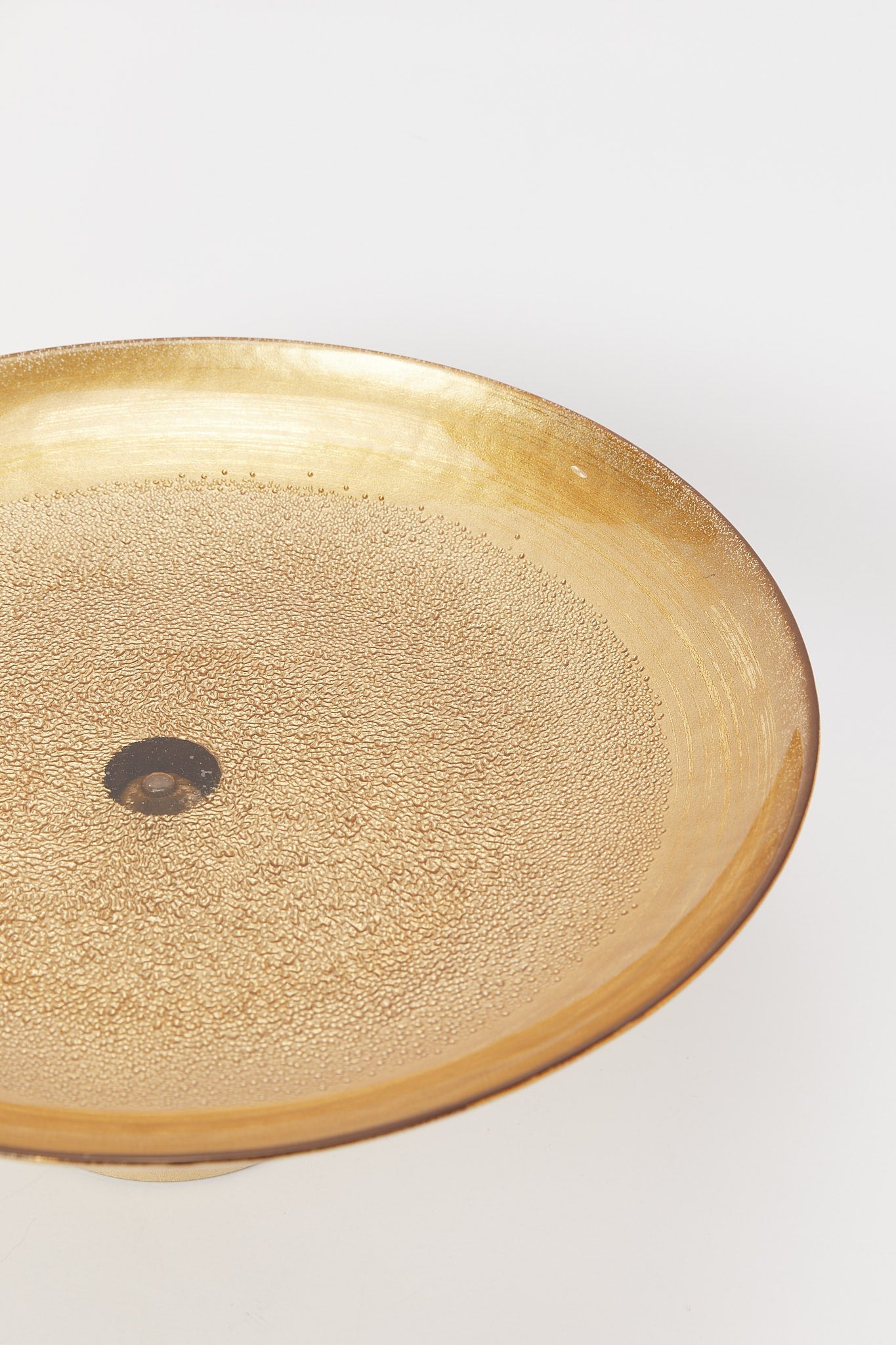 Redtag-Gold-Glass-Cake-Stand-Category:Bakeware,-Colour:Gold,-Deals:New-In,-Dept:Home,-Filter:Home-Dining,-H1:HMW,-H2:DIN,-H3:CRC,-H4:CSN,-HMW-DIN-Crockery,-New-In-HMW-DIN,-Non-Sale,-Promo:RIVA,-S23B,-Season:S23B,-Section:Homewares,-Style:GOLDBAND-Home-Dining-