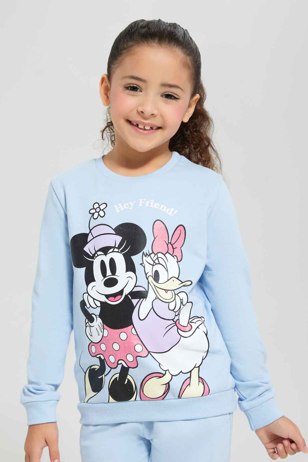 Redtag-Girls-Blue-Minnie-&-Daisy-Sweatshirt-Category:Sweatshirts,-CHA,-Colour:Blue,-Deals:New-In,-Dept:Girls,-Filter:Girls-(2-to-8-Yrs),-GIR-Sweatshirts,-New-In-GIR-APL,-Non-Sale,-S23A,-Section:Girls-(0-to-14Yrs),-TBL-Girls-2 to 8 Years