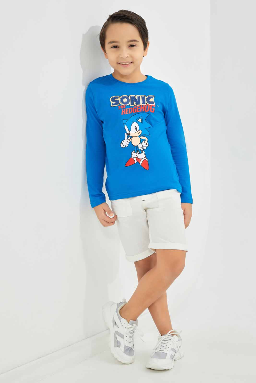 Redtag-Boys-Cobalt-Sonic-Character-Long-Sleeve-T-Shirt-BOY-T-Shirts,-Category:T-Shirts,-Colour:Blue,-Deals:New-In,-Dept:Boys,-Filter:Boys-(2-to-8-Yrs),-New-In-BOY-APL,-Non-Sale,-S23A,-Section:Boys-(0-to-14Yrs),-TBL-Boys-2 to 8 Years