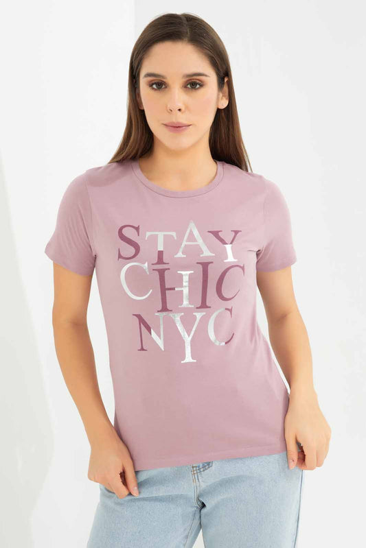 Redtag-Women-Pale-Pink-Floral-Printed-T-Shirt-Category:T-Shirts,-Colour:Apricot,-Deals:New-In,-Dept:Ladieswear,-Filter:Women's-Clothing,-New-In-Women-APL,-Non-Sale,-S23A,-Section:Women,-TBL,-Women-T-Shirts-Women's-