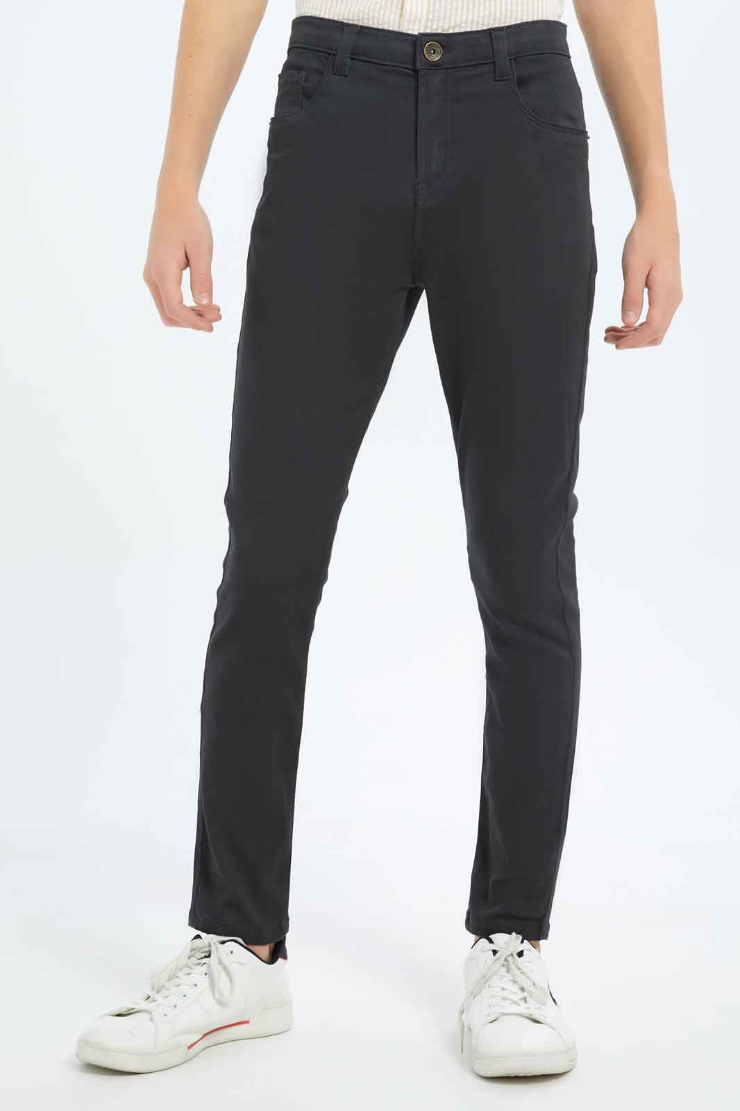 Redtag-Boys-Charcoal-Denim-Slim-Fit-Jeans-BSR-Jeans,-Category:Jeans,-Colour:Charcoal,-Deals:New-In,-Dept:Boys,-Filter:Senior-Boys-(8-to-14-Yrs),-FIT-WALL-(FTW),-New-In-BSR-APL,-Non-Sale,-S23A,-Section:Boys-(0-to-14Yrs)-Senior-Boys-9 to 14 Years