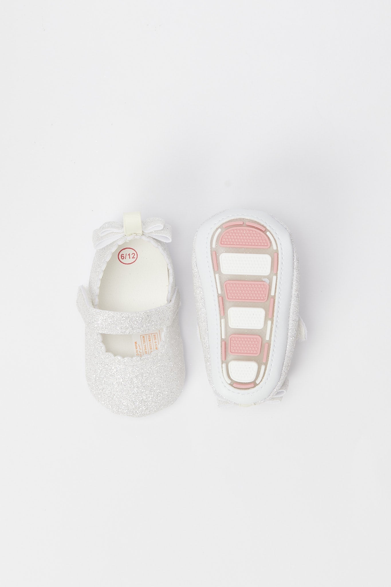 Redtag-White-Pram-Shoe-Category:Shoes,-Colour:White,-Deals:New-In,-Filter:Baby-Footwear-(0-to-18-Mths),-H1:FOO,-H2:NBF,-H3:SHO,-H4:CAH,-NBF-Shoes,-New-In-NBF-FOO,-Non-Sale,-Promo:RMD,-RMD,-S23B,-Season:S23B,-Section:Boys-(0-to-14Yrs)-Baby-0 to 18 Months