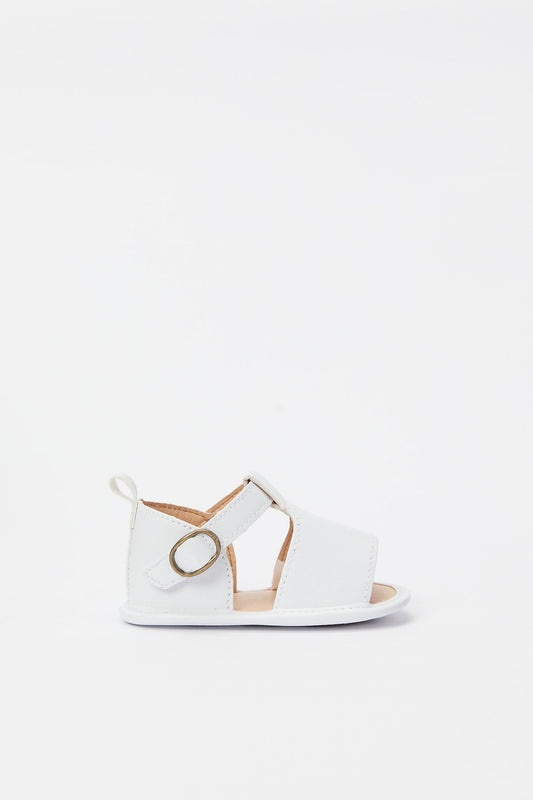 Redtag-White-Pram-Shoe-Category:Shoes,-Colour:White,-Deals:New-In,-Filter:Baby-Footwear-(0-to-18-Mths),-H1:FOO,-H2:NBF,-H3:SHO,-H4:CAH,-NBF-Shoes,-New-In-NBF-FOO,-Non-Sale,-Promo:RMD,-RMD,-S23B,-Season:S23B,-Section:Boys-(0-to-14Yrs)-Baby-0 to 18 Months
