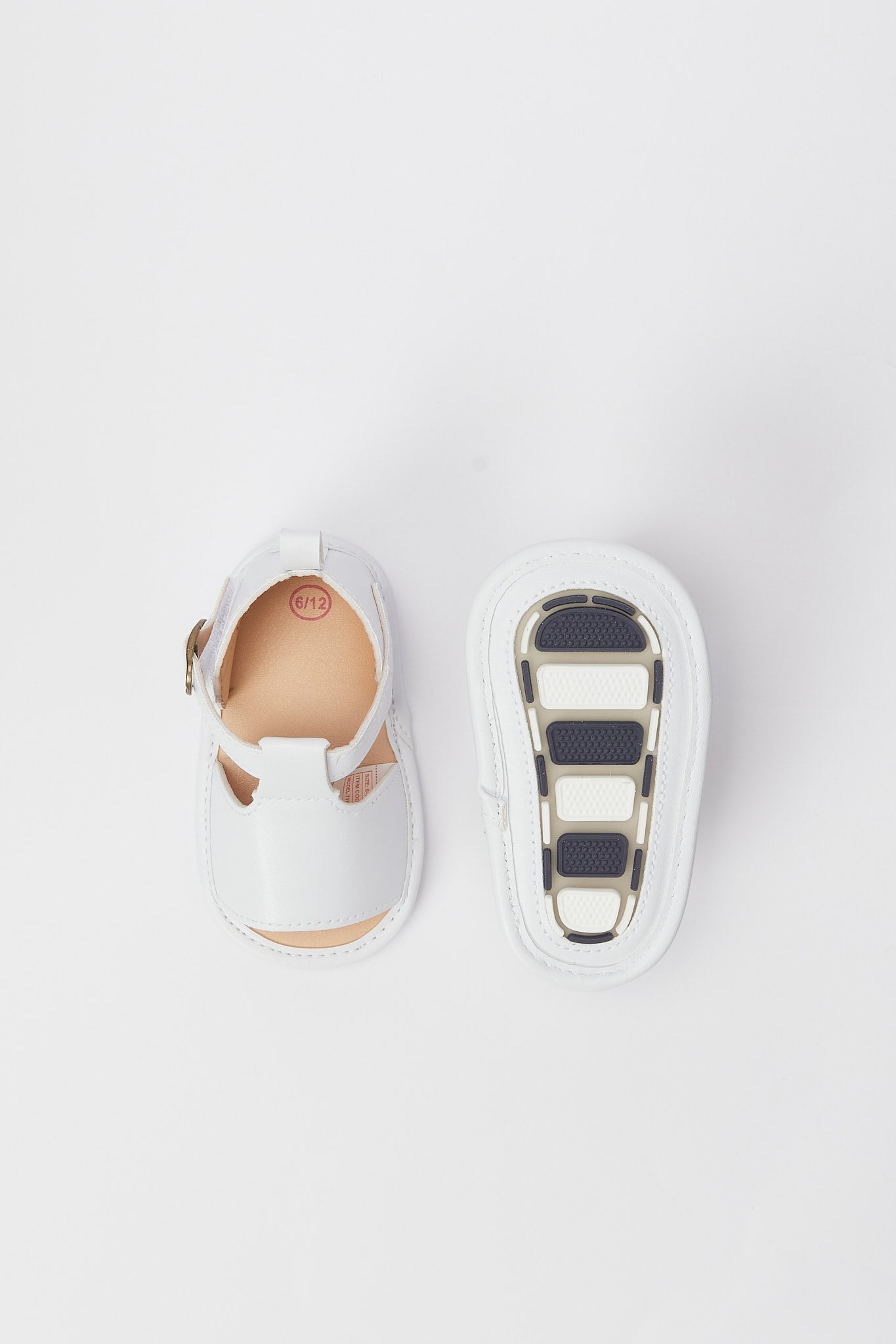 Redtag-White-Pram-Shoe-Category:Shoes,-Colour:White,-Deals:New-In,-Filter:Baby-Footwear-(0-to-18-Mths),-H1:FOO,-H2:NBF,-H3:SHO,-H4:CAH,-NBF-Shoes,-New-In-NBF-FOO,-Non-Sale,-Promo:RMD,-RMD,-S23B,-Season:S23B,-Section:Boys-(0-to-14Yrs)-Baby-0 to 18 Months