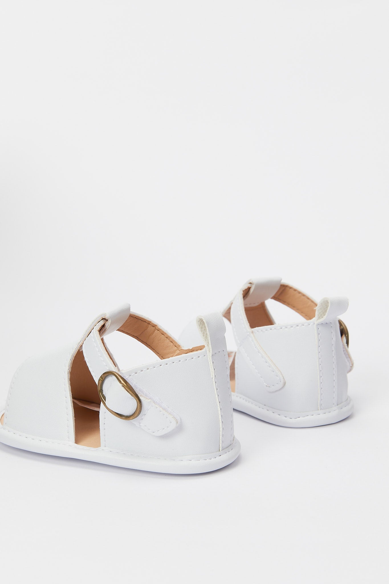 Redtag-White-Pram-Shoe-Category:Shoes,-Colour:White,-Deals:New-In,-Filter:Baby-Footwear-(0-to-18-Mths),-H1:FOO,-H2:NBF,-H3:SHO,-H4:CAH,-NBF-Shoes,-New-In-NBF-FOO,-Non-Sale,-Promo:RMD,-RMD,-S23B,-Season:S23B,-Section:Boys-(0-to-14Yrs)-Baby-0 to 18 Months