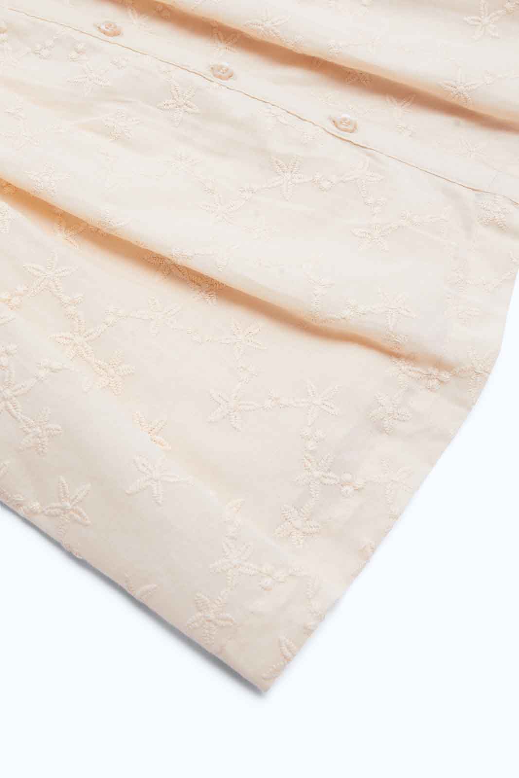 Redtag-Girls-Beige-Pintuk-Yoke-Dress-Category:Dresses,-Colour:Beige,-Deals:New-In,-Dept:Girls,-Filter:Infant-Girls-(3-to-24-Mths),-ING-Dresses,-New-In-ING-APL,-Non-Sale,-S23B,-Section:Girls-(0-to-14Yrs)-Infant-Girls-3 to 24 Months