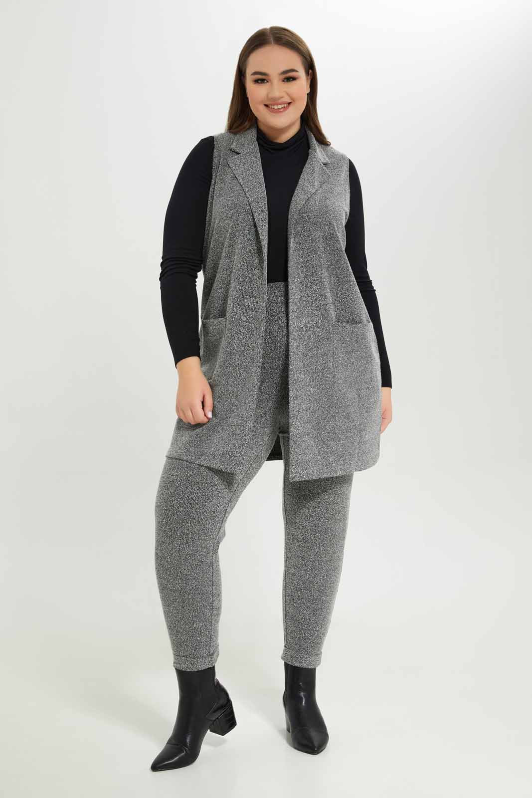 Redtag-Women-Grey-Jacquard-Slim-Fit-Trousers-Category:Trousers,-Colour:Assorted,-Deals:New-In,-Dept:Ladieswear,-Filter:Plus-Size,-LDP-Trousers,-New-In-LDP-APL,-Non-Sale,-S23A,-Section:Women-Women's-