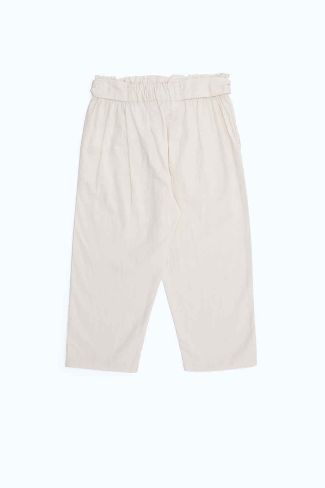 Redtag-Girls-Beige-Knotted-Trouser-With-Pocket-Category:Trousers,-Colour:Beige,-Deals:New-In,-Dept:Girls,-Filter:Infant-Girls-(3-to-24-Mths),-ING-Trousers,-New-In-ING-APL,-Non-Sale,-S23B,-Section:Girls-(0-to-14Yrs)-Infant-Girls-3 to 24 Months