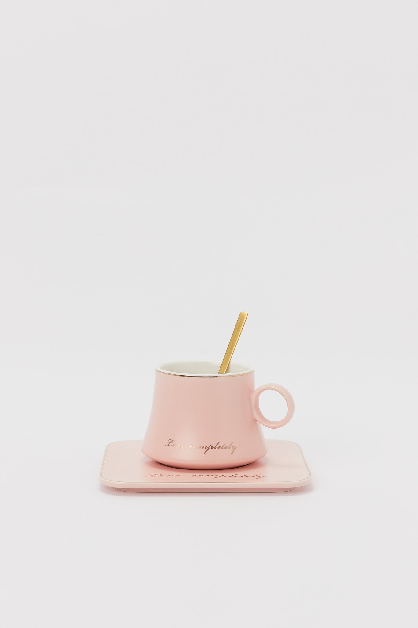 Redtag-Pink-Cup-And-Saucer-(3-Piece)-Category:Cups-&-Mugs,-Colour:Pink,-Deals:New-In,-Dept:Home,-Filter:Home-Dining,-H1:HMW,-H2:DIN,-H3:CRC,-H4:CCS,-HMW-DIN-Crockery,-New-In-HMW-DIN,-Non-Sale,-S23B,-Season:S23B,-Section:Homewares-Home-Dining-