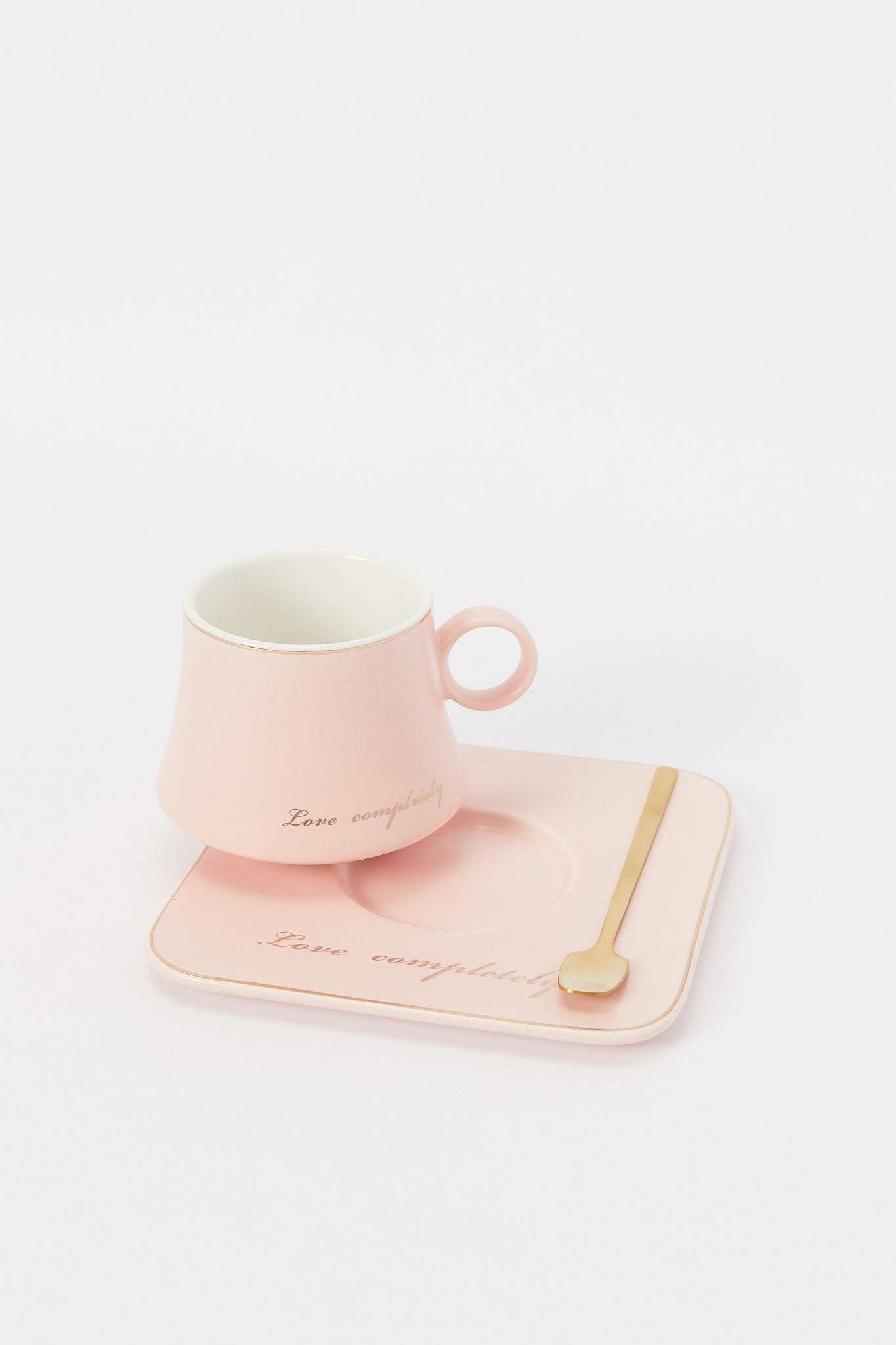 Redtag-Pink-Cup-And-Saucer-(3-Piece)-Category:Cups-&-Mugs,-Colour:Pink,-Deals:New-In,-Dept:Home,-Filter:Home-Dining,-H1:HMW,-H2:DIN,-H3:CRC,-H4:CCS,-HMW-DIN-Crockery,-New-In-HMW-DIN,-Non-Sale,-S23B,-Season:S23B,-Section:Homewares-Home-Dining-