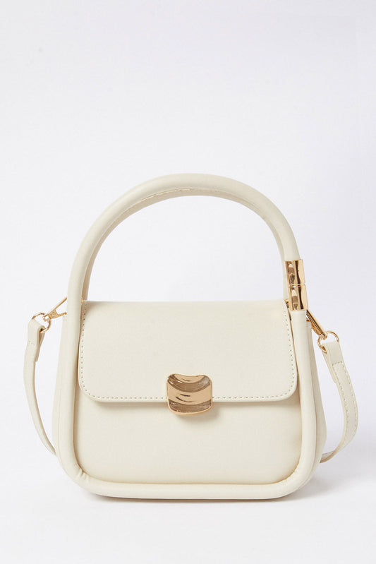 Redtag-White-Messenger-Bag-With-Scarf-Category:Bags,-Colour:White,-Deals:New-In,-Dept:Ladieswear,-Filter:Women's-Accessories,-New-In,-New-In-Women-ACC,-Non-Sale,-S23A,-Section:Women,-Women-Bags-Women-