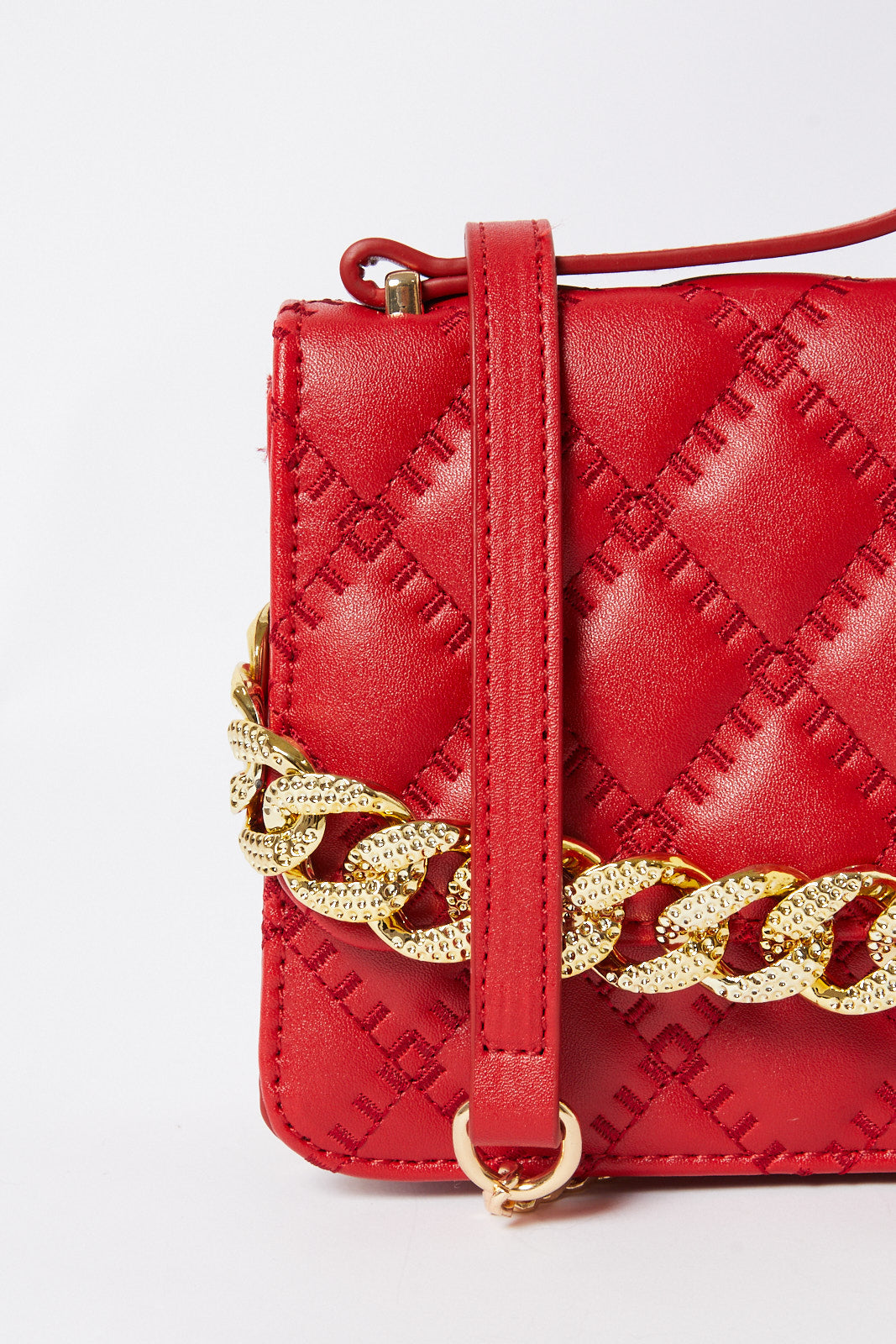 Redtag-Red-Embellished-Messenger-Bag-Category:Bags,-Colour:Red,-Deals:New-In,-Dept:Ladieswear,-Filter:Women's-Accessories,-New-In,-New-In-Women-ACC,-Non-Sale,-S23A,-Section:Women,-Women-Bags-Women-