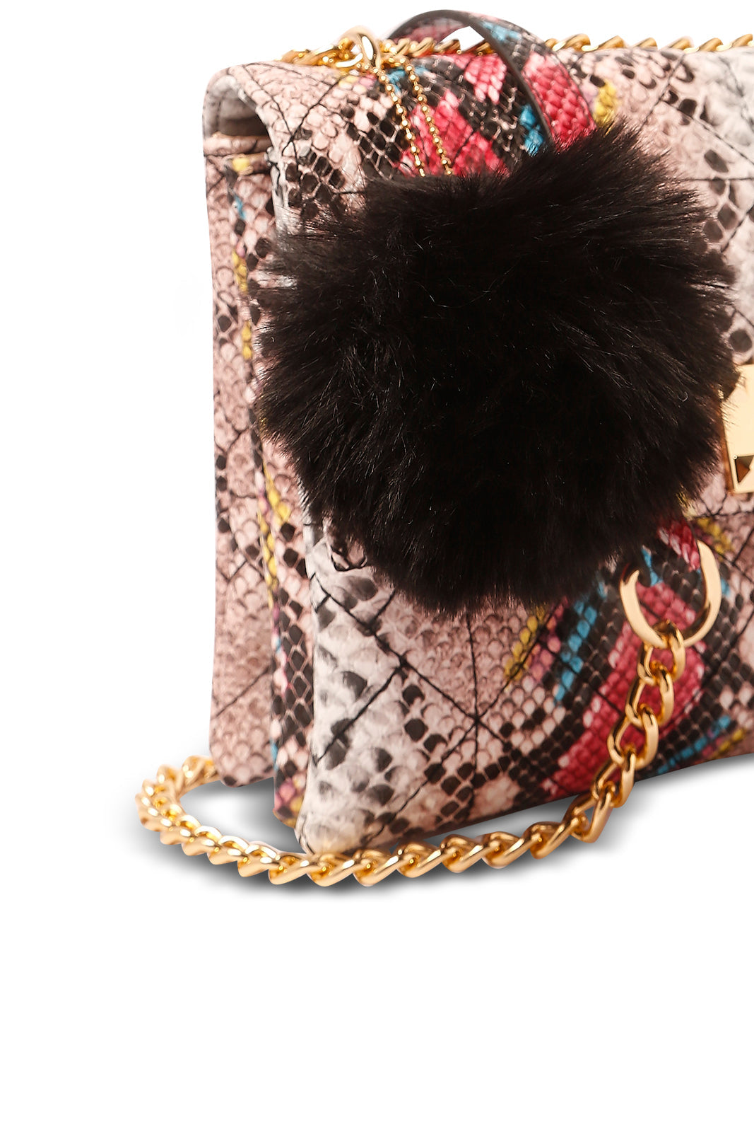 Redtag-Multi-Colour-Croc-Textured-Cross-Body-Bag-Category:Bags,-Colour:Assorted,-Dept:Ladieswear,-Filter:Women's-Accessories,-New-In,-New-In-Women-ACC,-Non-Sale,-S23A,-Section:Women,-Women-Bags-Women-