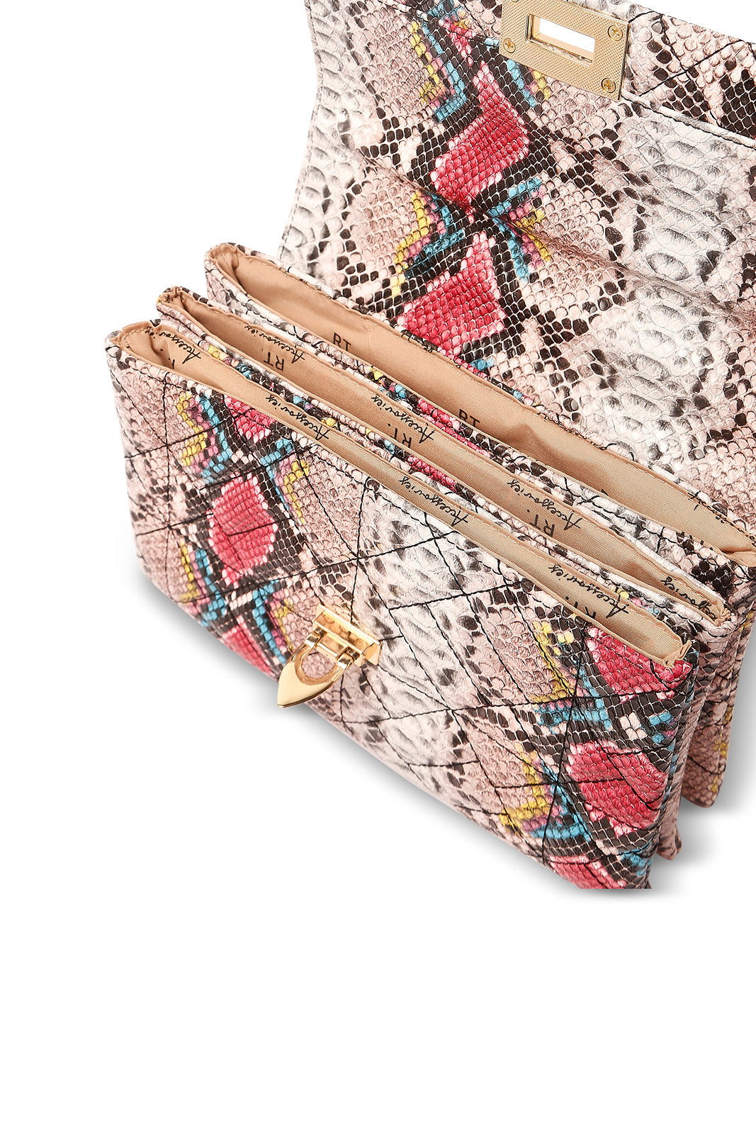 Redtag-Multi-Colour-Croc-Textured-Cross-Body-Bag-Category:Bags,-Colour:Assorted,-Dept:Ladieswear,-Filter:Women's-Accessories,-New-In,-New-In-Women-ACC,-Non-Sale,-S23A,-Section:Women,-Women-Bags-Women-