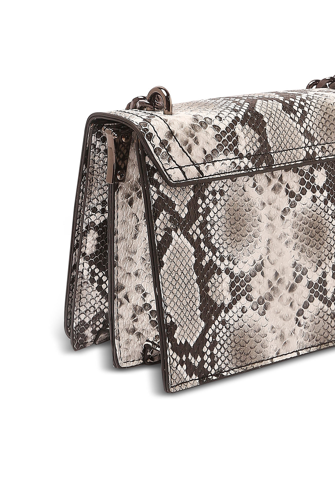 Redtag-Black-Croc-Textured-Cross-Body-Bag-Category:Bags,-Colour:Black,-Dept:Ladieswear,-Filter:Women's-Accessories,-New-In,-New-In-Women-ACC,-Non-Sale,-S23A,-Section:Women,-Women-Bags-Women-
