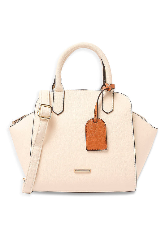 Redtag-Biege-Day-Bag-Category:Bags,-Colour:Beige,-Dept:Ladieswear,-Filter:Women's-Accessories,-New-In,-New-In-Women-ACC,-Non-Sale,-S23A,-Section:Women,-Women-Bags-Women-