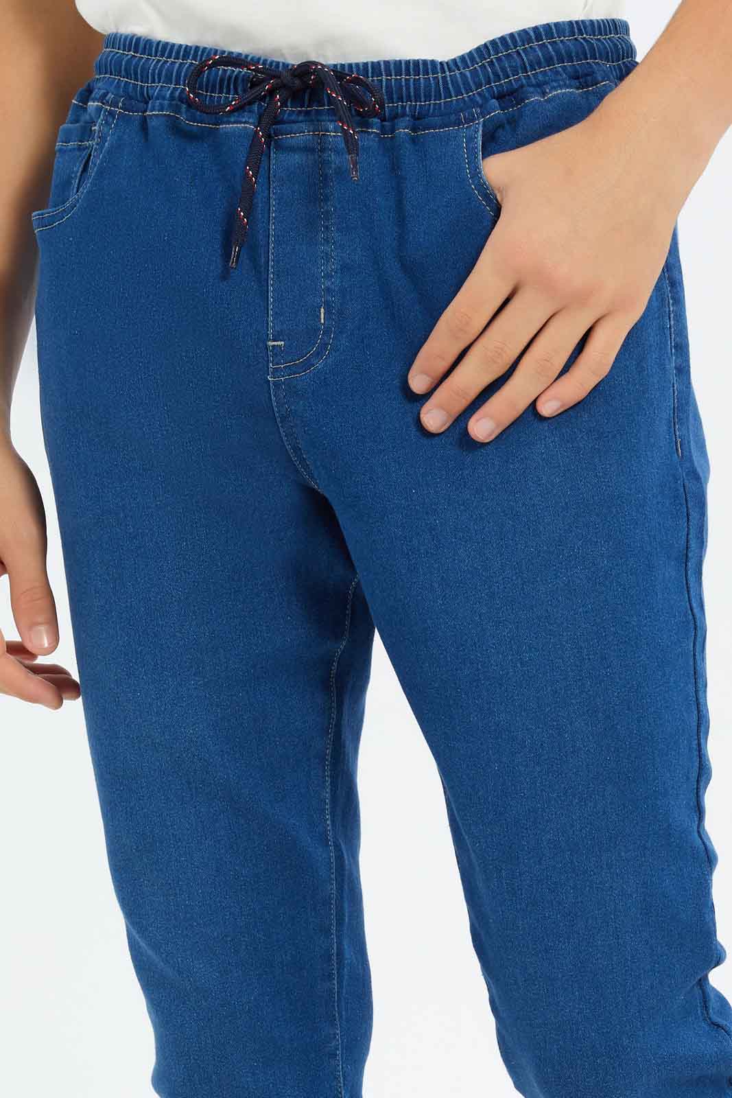 Redtag-Boys-Blue-Baggy-Fit-Jeans-BSR-Jeans,-Category:Jeans,-Colour:Blue,-Deals:New-In,-Dept:Boys,-Filter:Senior-Boys-(8-to-14-Yrs),-FIT-WALL-(FTW),-New-In-BSR-APL,-Non-Sale,-S23A,-Section:Boys-(0-to-14Yrs)-Senior-Boys-9 to 14 Years