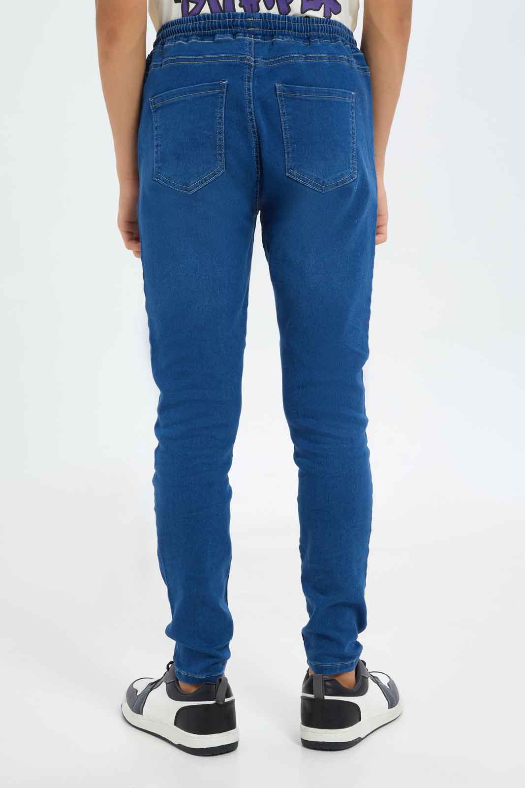 Redtag-Boys-Blue-Baggy-Fit-Jeans-BSR-Jeans,-Category:Jeans,-Colour:Blue,-Deals:New-In,-Dept:Boys,-Filter:Senior-Boys-(8-to-14-Yrs),-FIT-WALL-(FTW),-New-In-BSR-APL,-Non-Sale,-S23A,-Section:Boys-(0-to-14Yrs)-Senior-Boys-9 to 14 Years