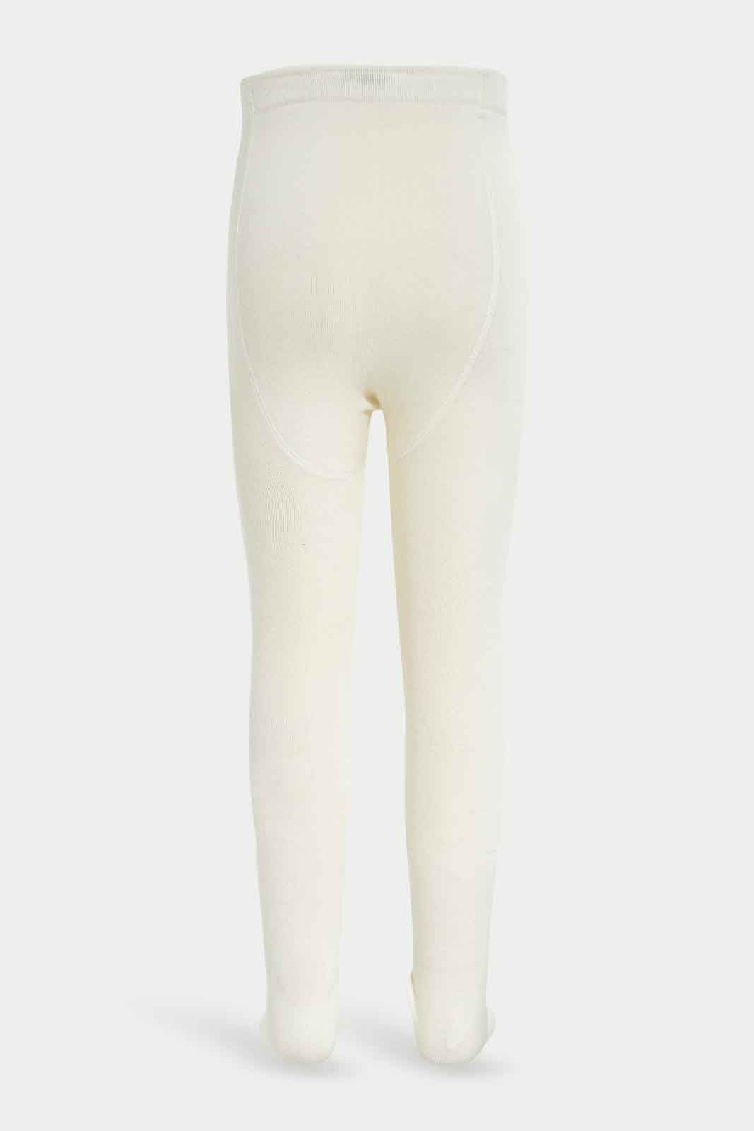 Redtag-Girls-2-Pk-Tights--Ivory/Black-365,-Category:Tights,-Colour:Assorted,-Deals:New-In,-Dept:Girls,-Filter:Girls-(2-to-8-Yrs),-GIR-Tights,-New-In-GIR-APL,-Non-Sale,-Section:Girls-(0-to-14Yrs)-Girls-2 to 8 Years