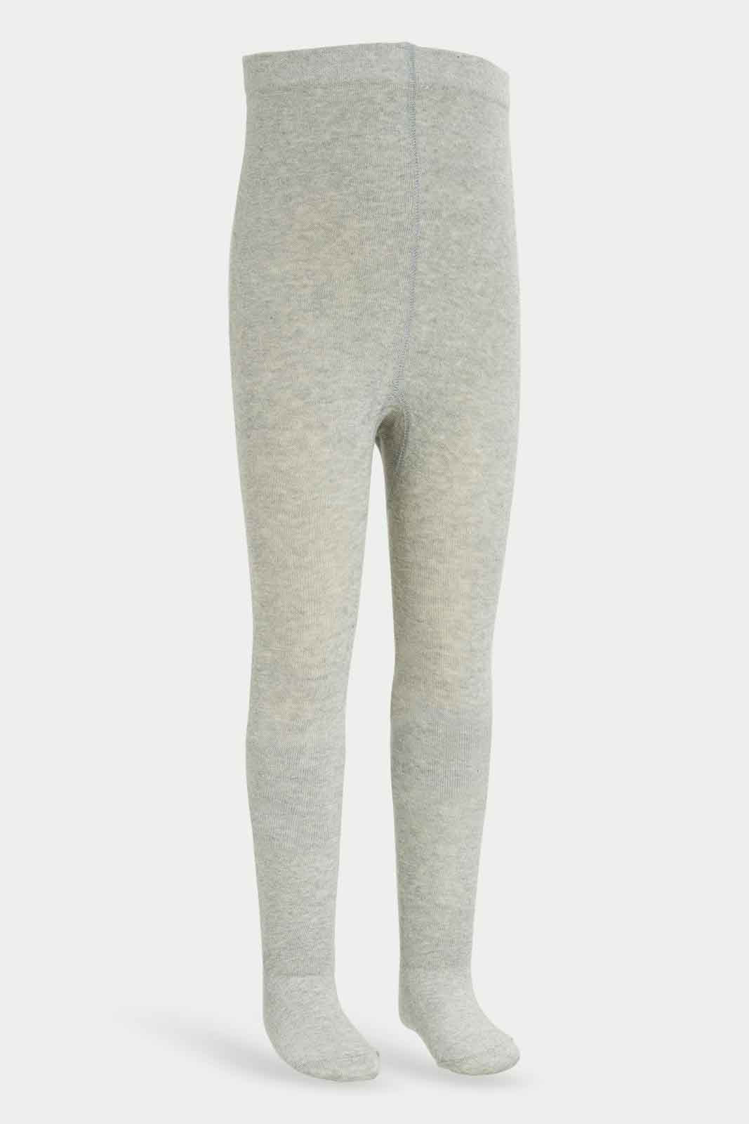 Redtag-Girls-2-Pk-Tights--Lt-Grey/Black-365,-Category:Tights,-Colour:Assorted,-Deals:New-In,-Dept:Girls,-Filter:Girls-(2-to-8-Yrs),-GIR-Tights,-New-In-GIR-APL,-Non-Sale,-Section:Girls-(0-to-14Yrs)-Girls-2 to 8 Years