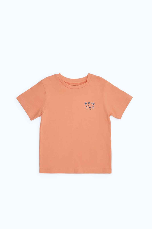 Redtag-Boys-Orange-Tiger-Ss-Sleeve-Hanging-Tshirt-Category:T-Shirts,-Colour:Orange,-Deals:New-In,-Dept:Boys,-Filter:Infant-Boys-(3-to-24-Mths),-INB-T-Shirts,-New-In-INB-APL,-Non-Sale,-S23B,-Section:Boys-(0-to-14Yrs)-Infant-Boys-3 to 24 Months